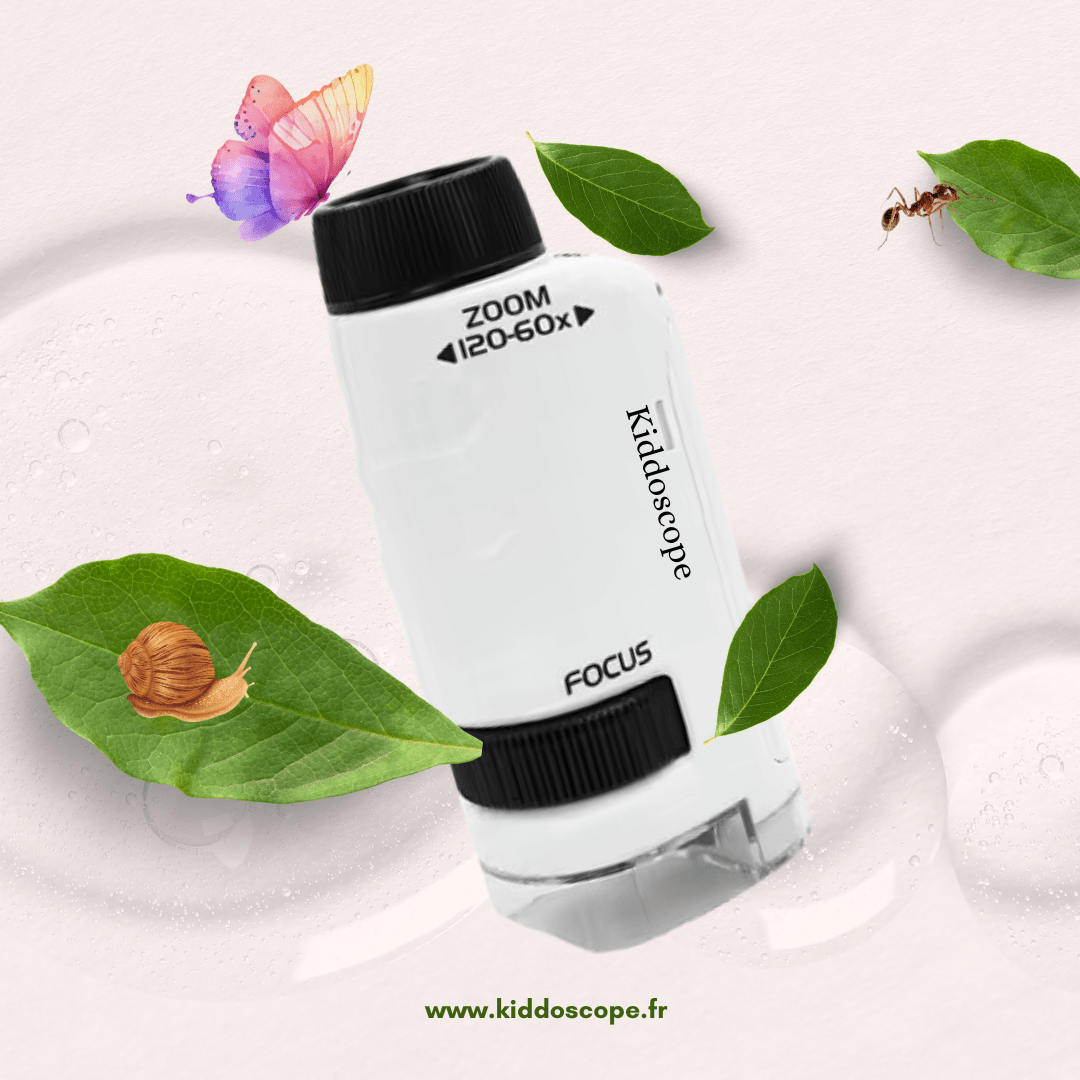 KIDDOSCOPE - Microscope de poche pour Enfants - Kiddoscope